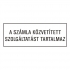 A számla közvetített szolgáltatást tartalmaz
